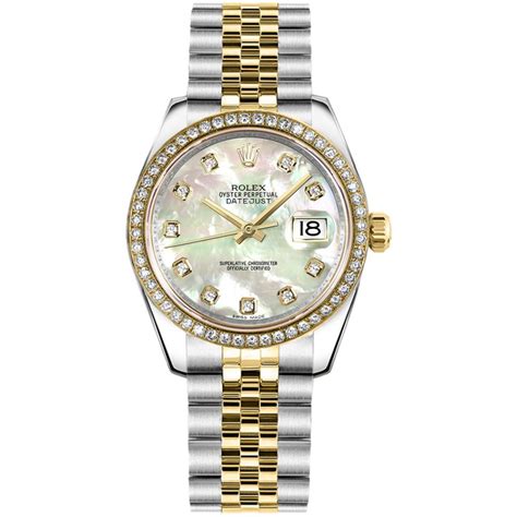 rolex datejust 31 mother of pearl price|rolex datejust 36 with diamonds.